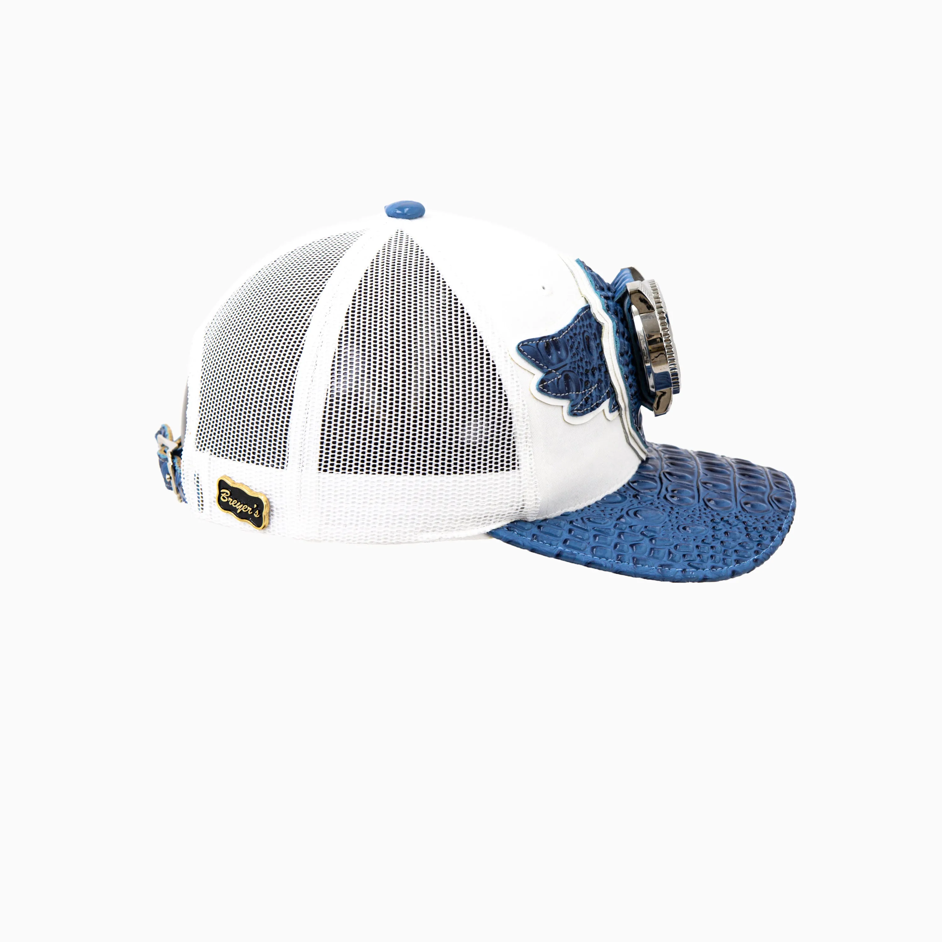 Breyer's Buck 50 Wool Trucker Hat With Leather Visor