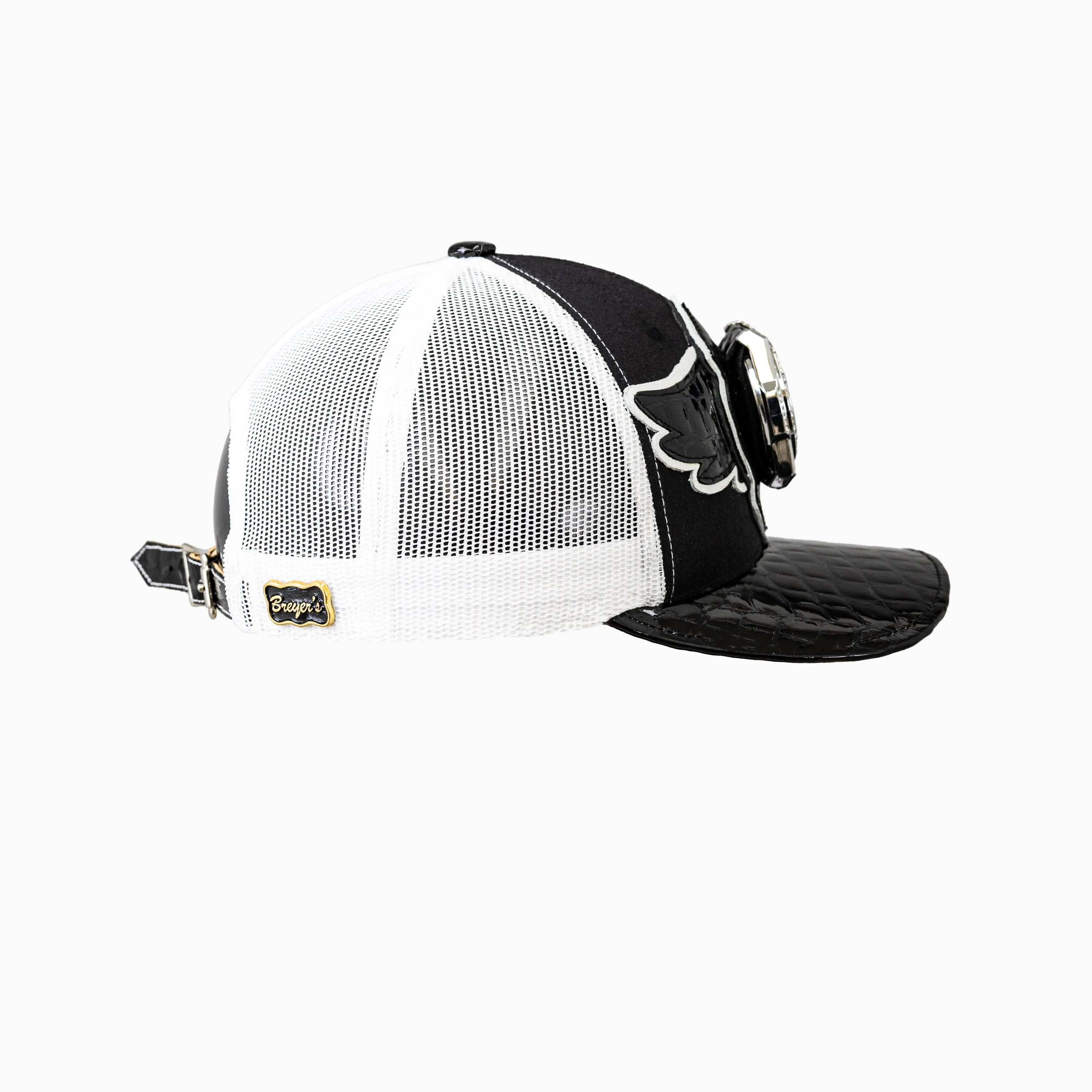 Breyer's Buck 50 Wool Trucker Hat With Leather Visor