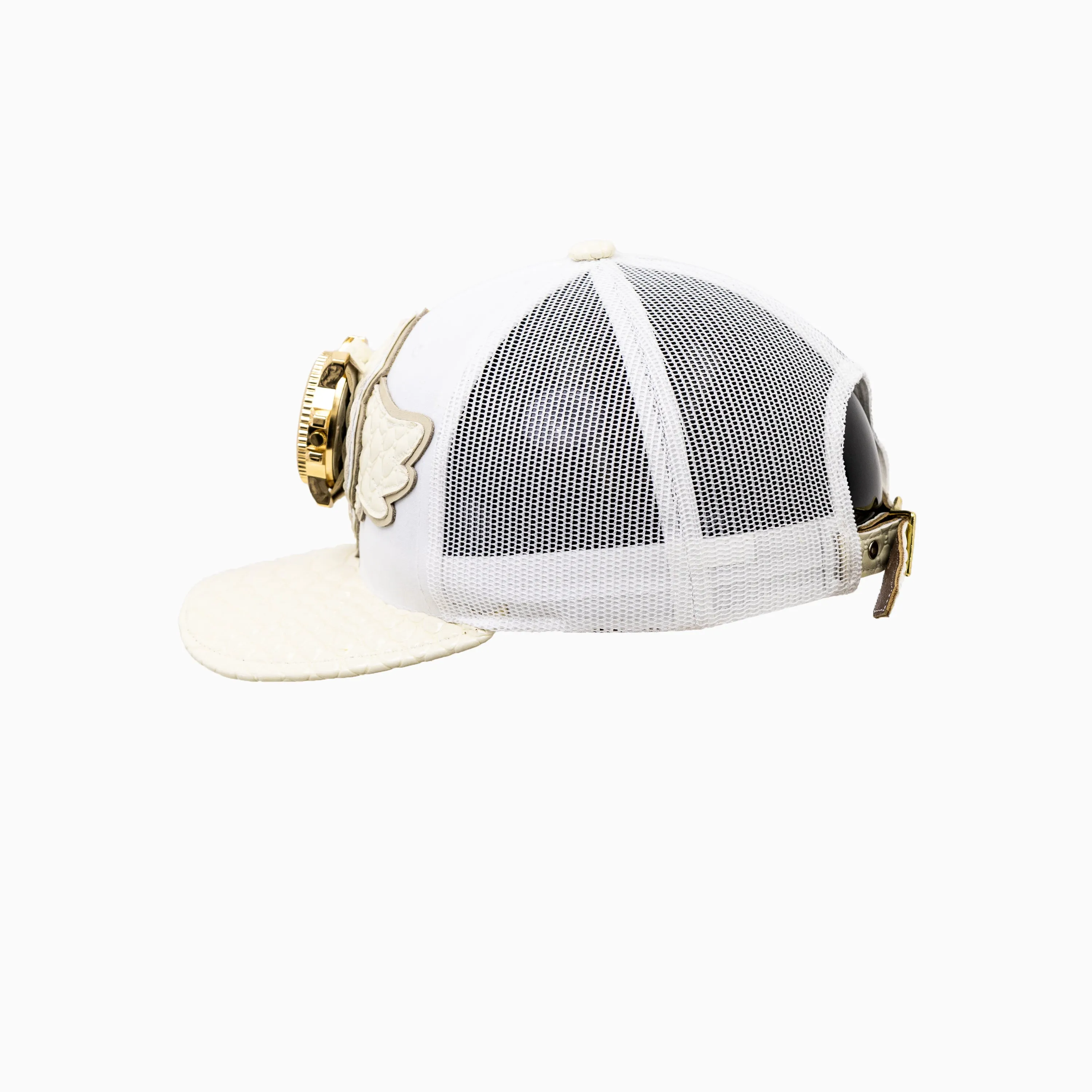 Breyer's Buck 50 Wool Trucker Hat With Leather Visor