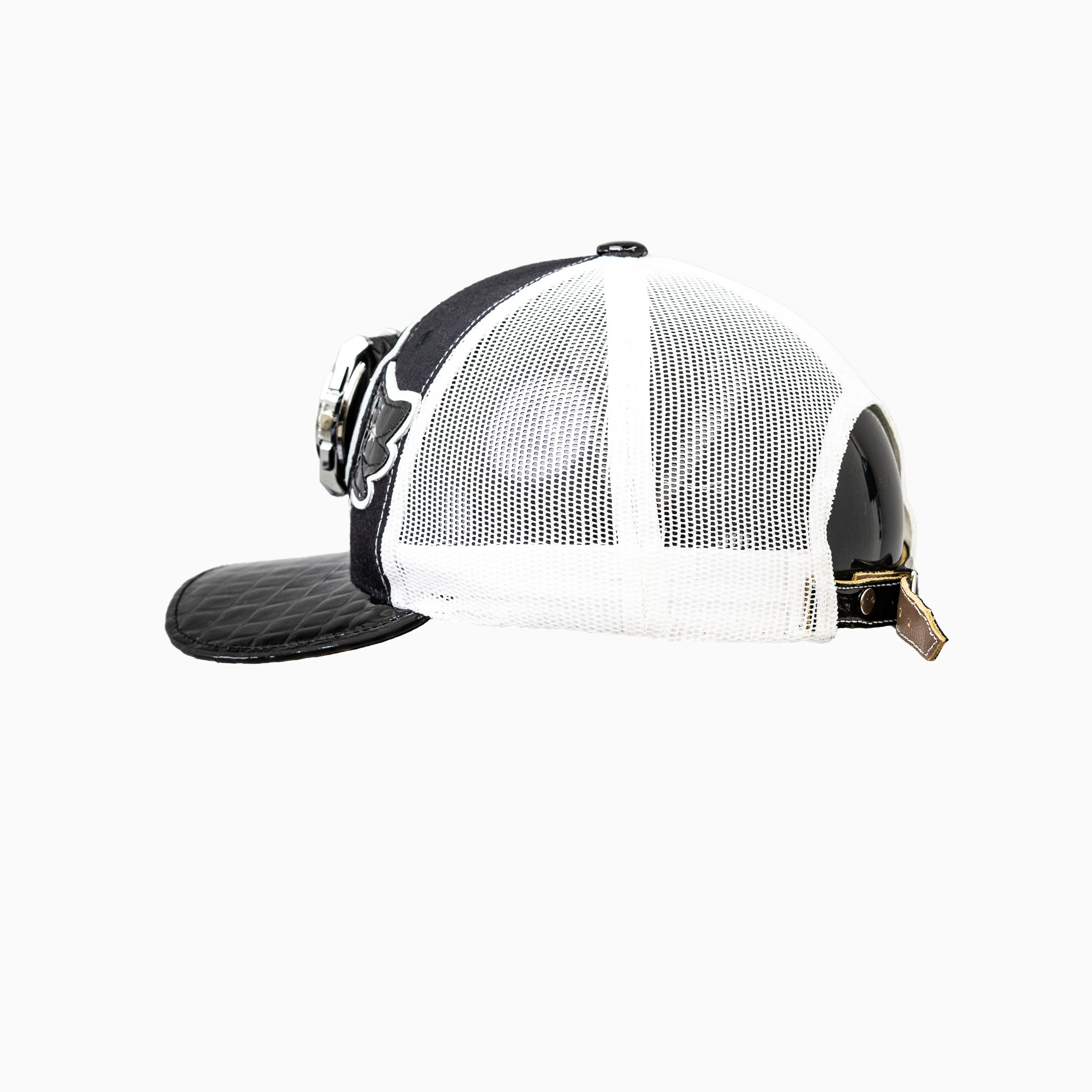 Breyer's Buck 50 Wool Trucker Hat With Leather Visor