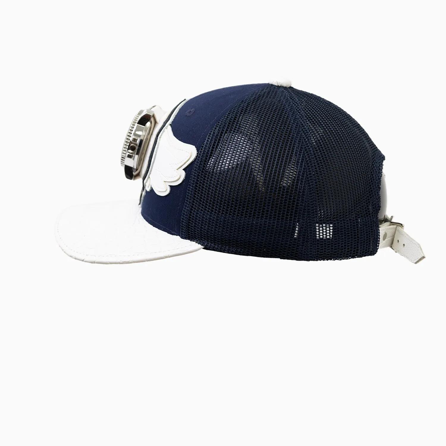 Breyer's Buck 50 Wool Trucker Hat With Leather Visor