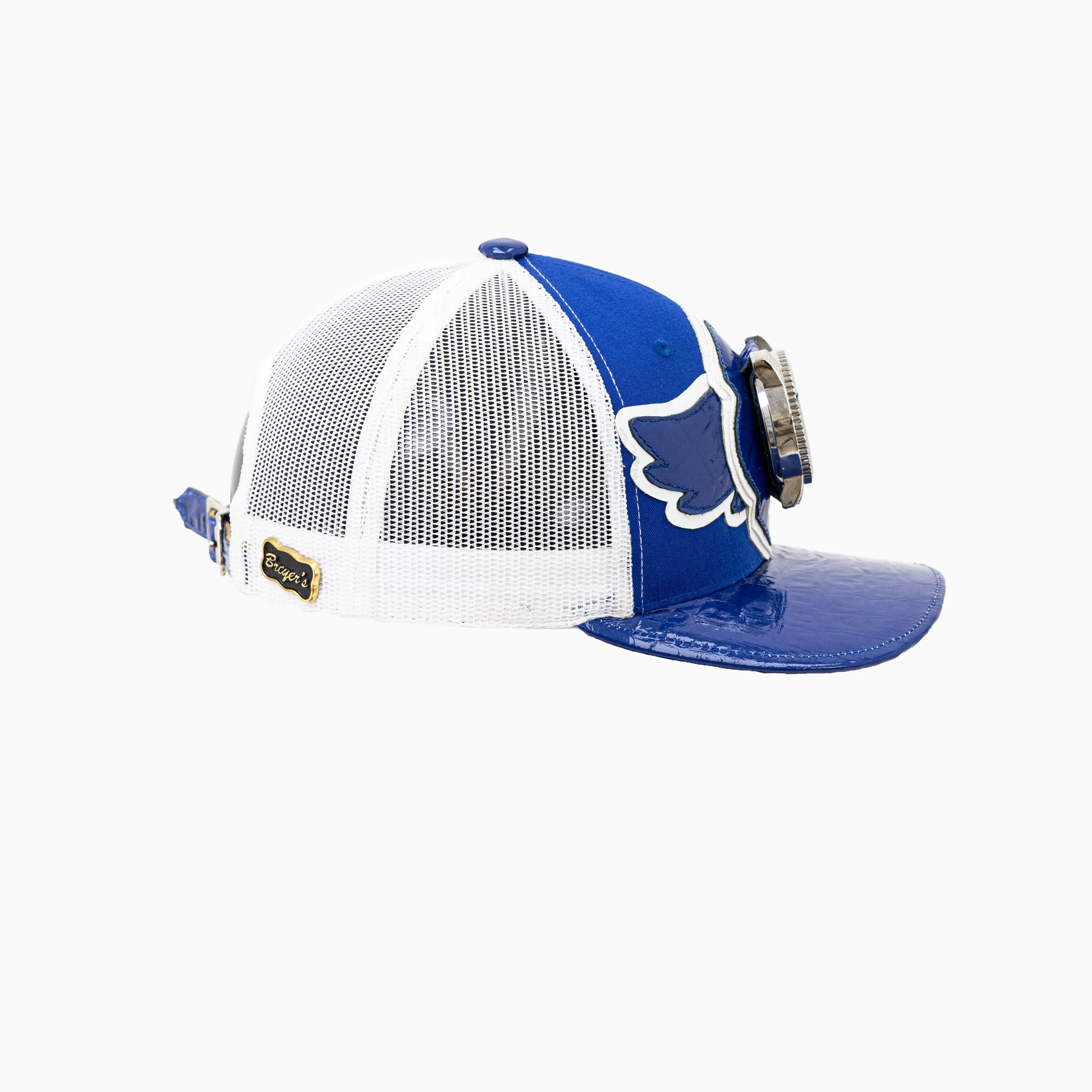 Breyer's Buck 50 Wool Trucker Hat With Leather Visor