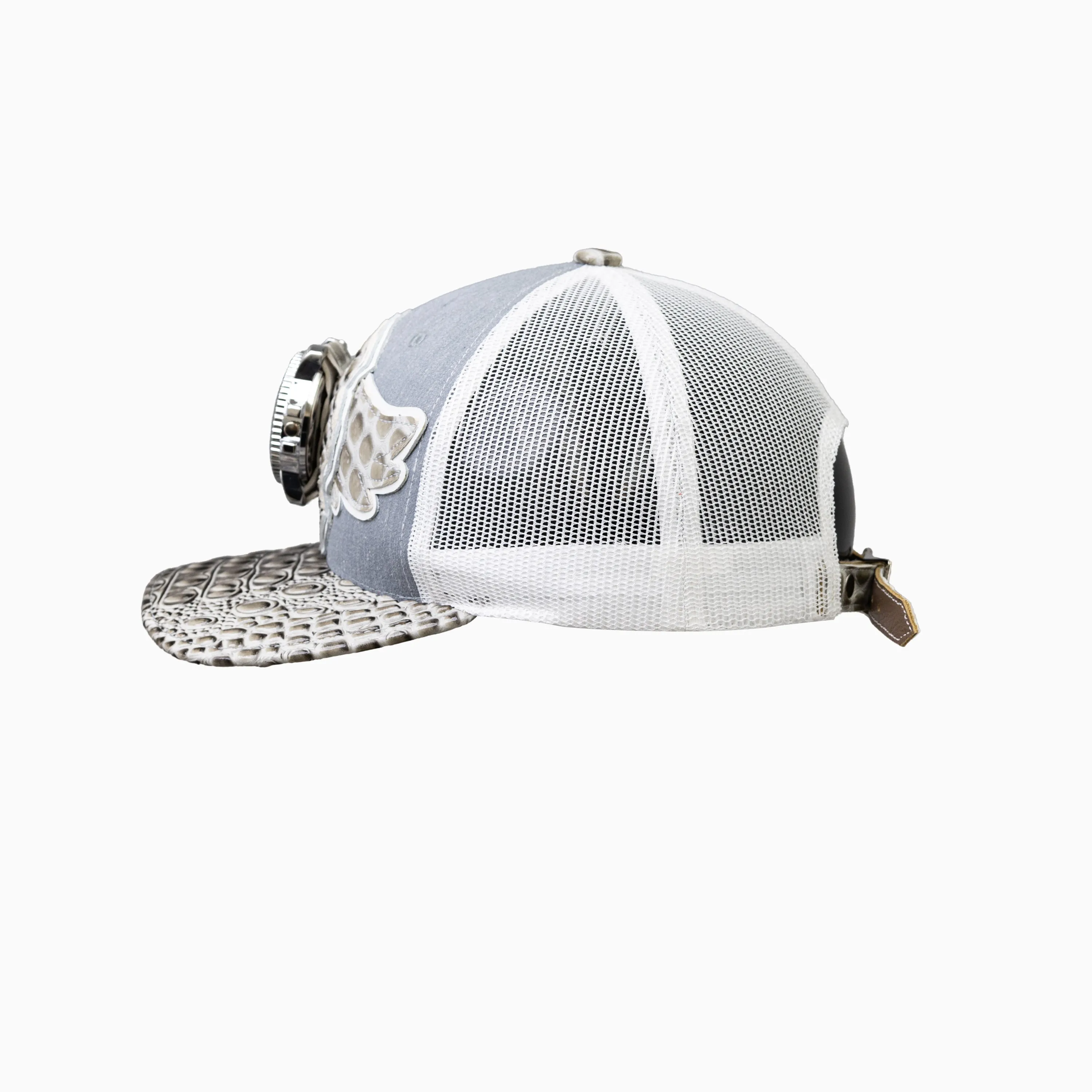 Breyer's Buck 50 Wool Trucker Hat With Leather Visor