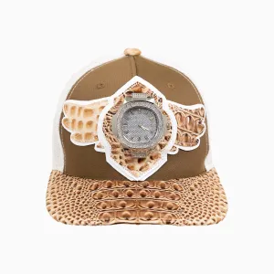 Breyer's Buck 50 Wool Trucker Hat With Leather Visor