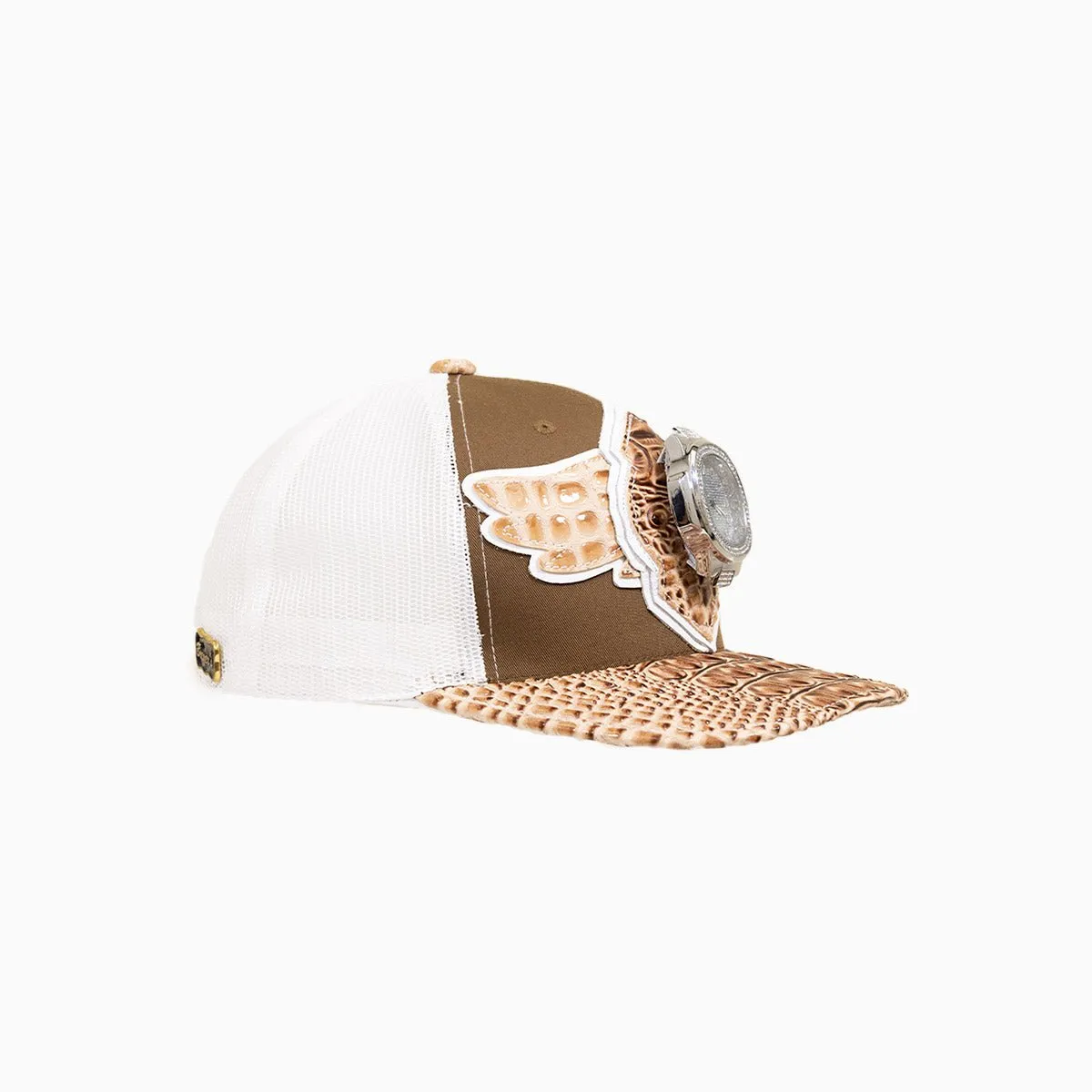 Breyer's Buck 50 Wool Trucker Hat With Leather Visor