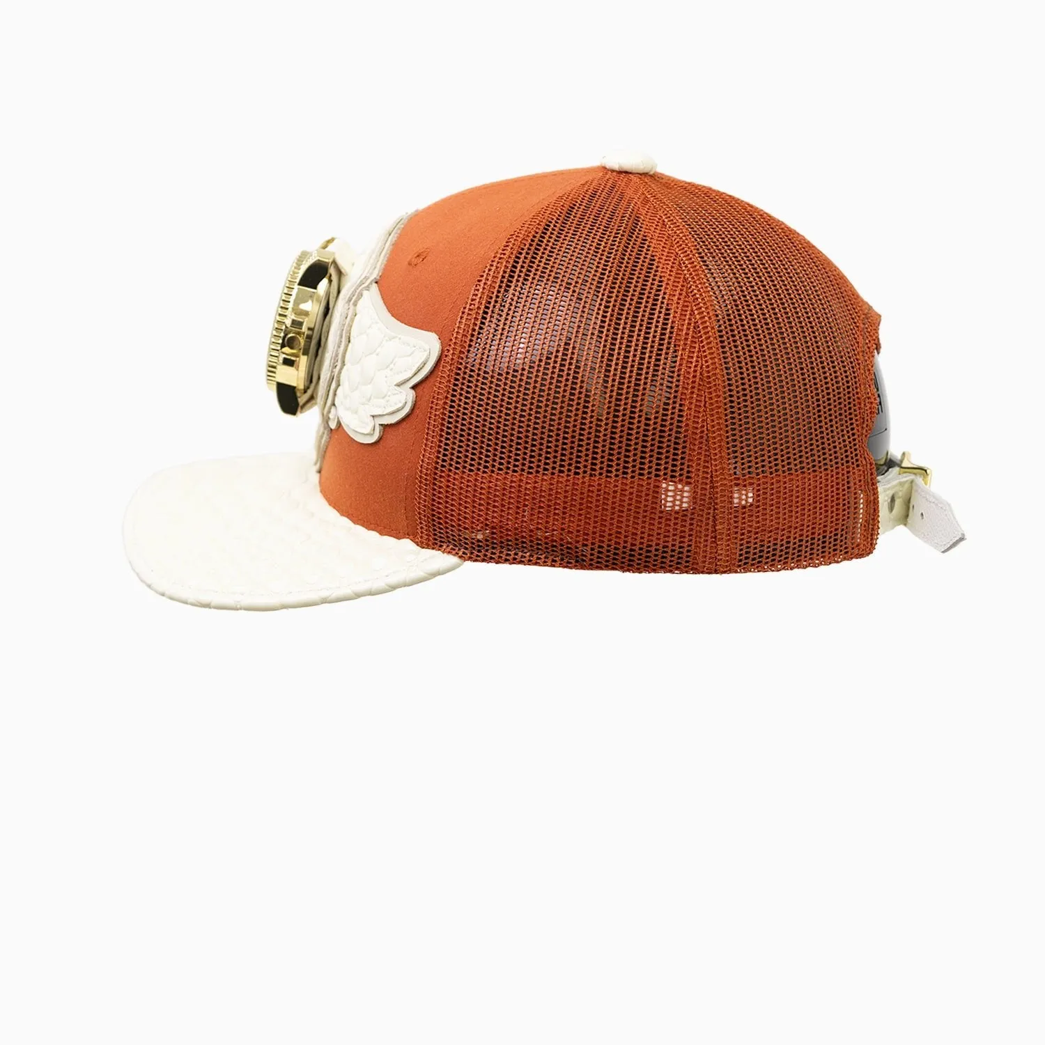 Breyer's Buck 50 Wool Trucker Hat With Leather Visor