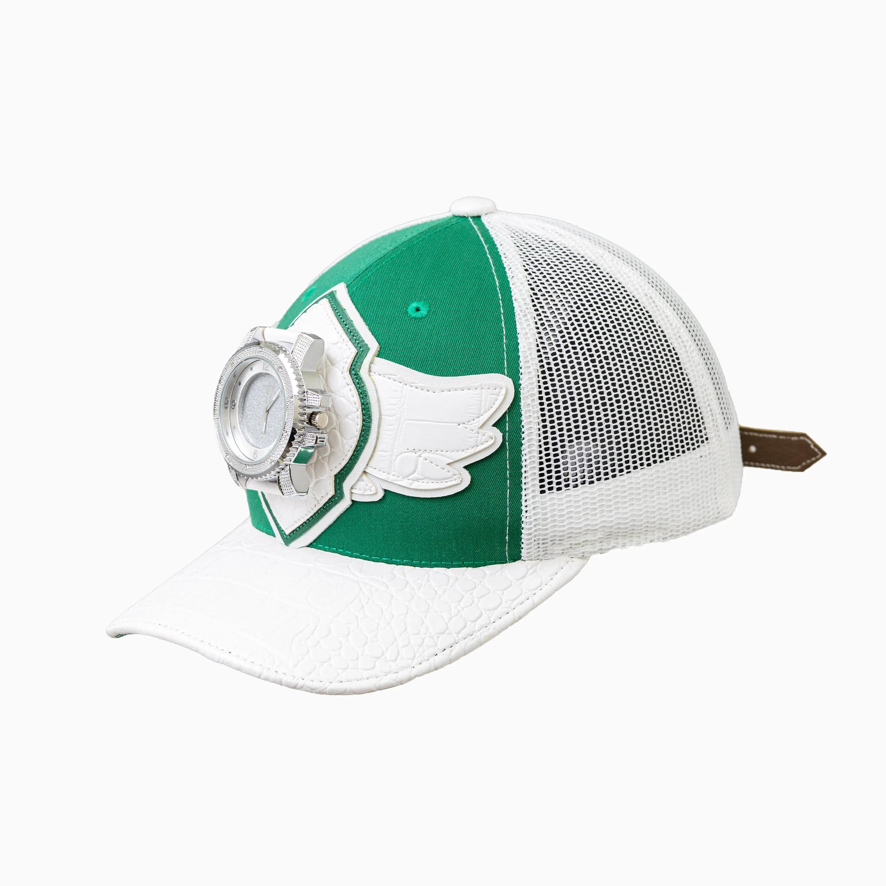 Breyer's Buck 50 Wool Trucker Hat With Leather Visor