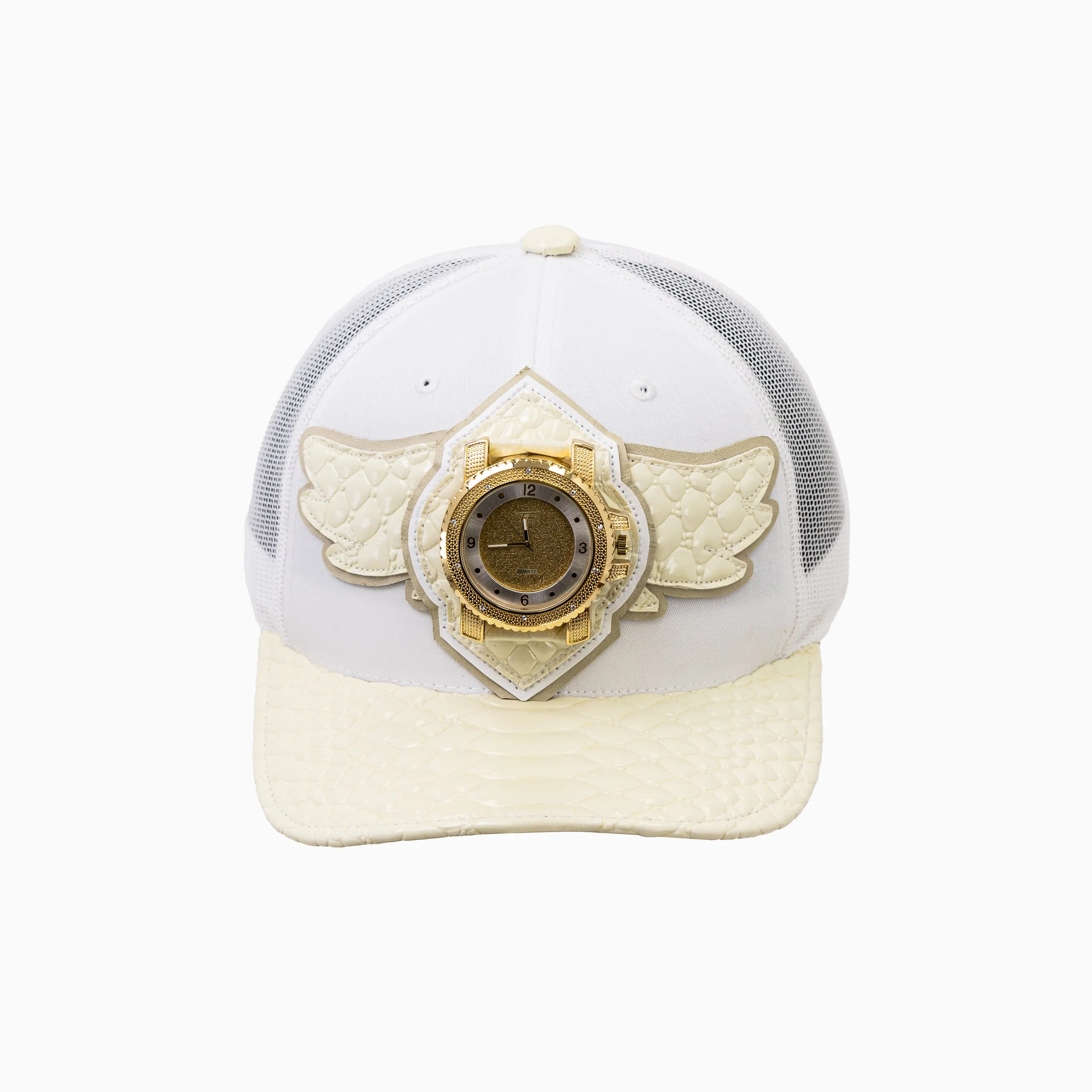 Breyer's Buck 50 Wool Trucker Hat With Leather Visor