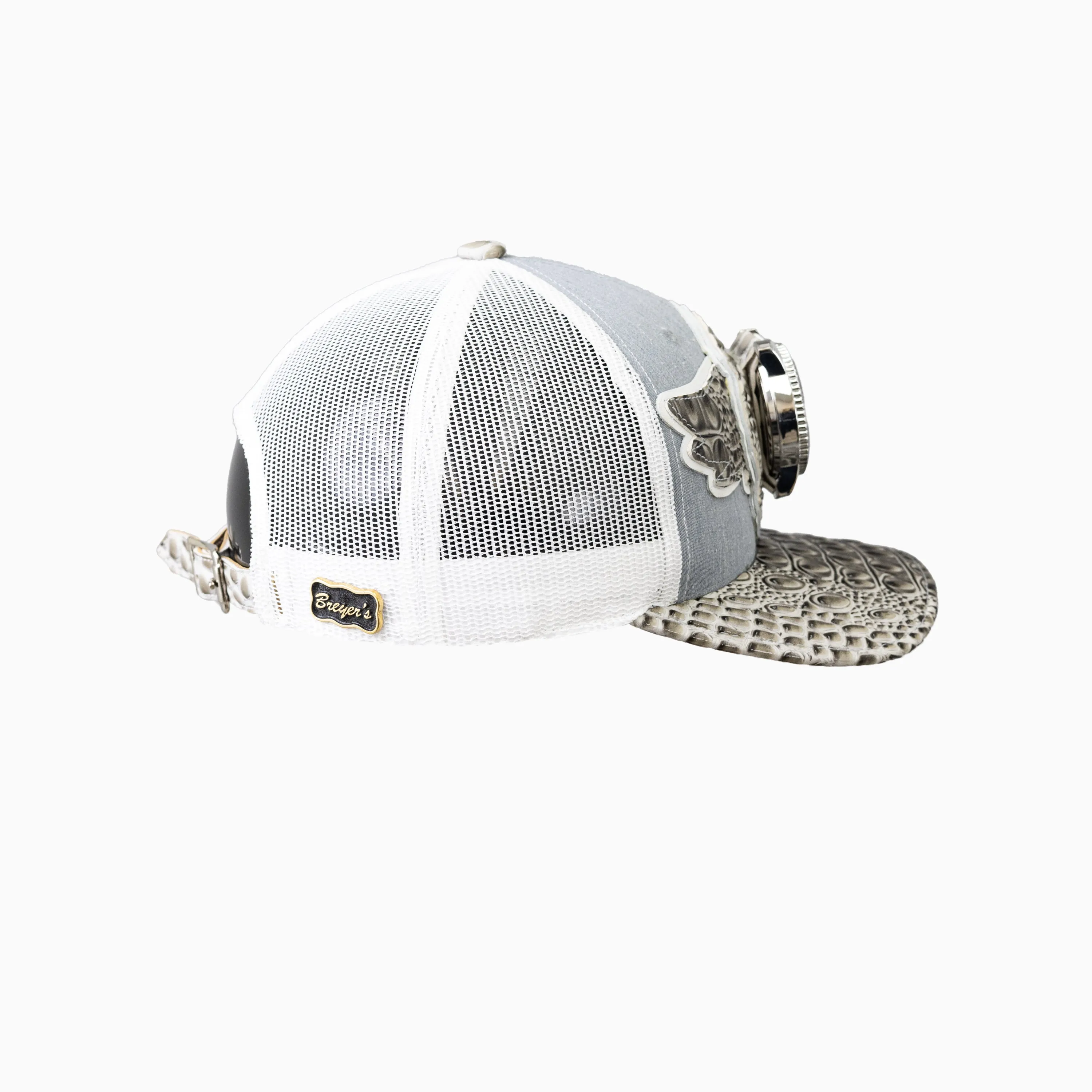 Breyer's Buck 50 Wool Trucker Hat With Leather Visor