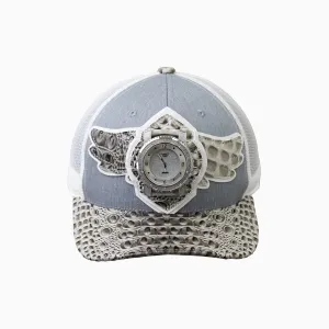 Breyer's Buck 50 Wool Trucker Hat With Leather Visor