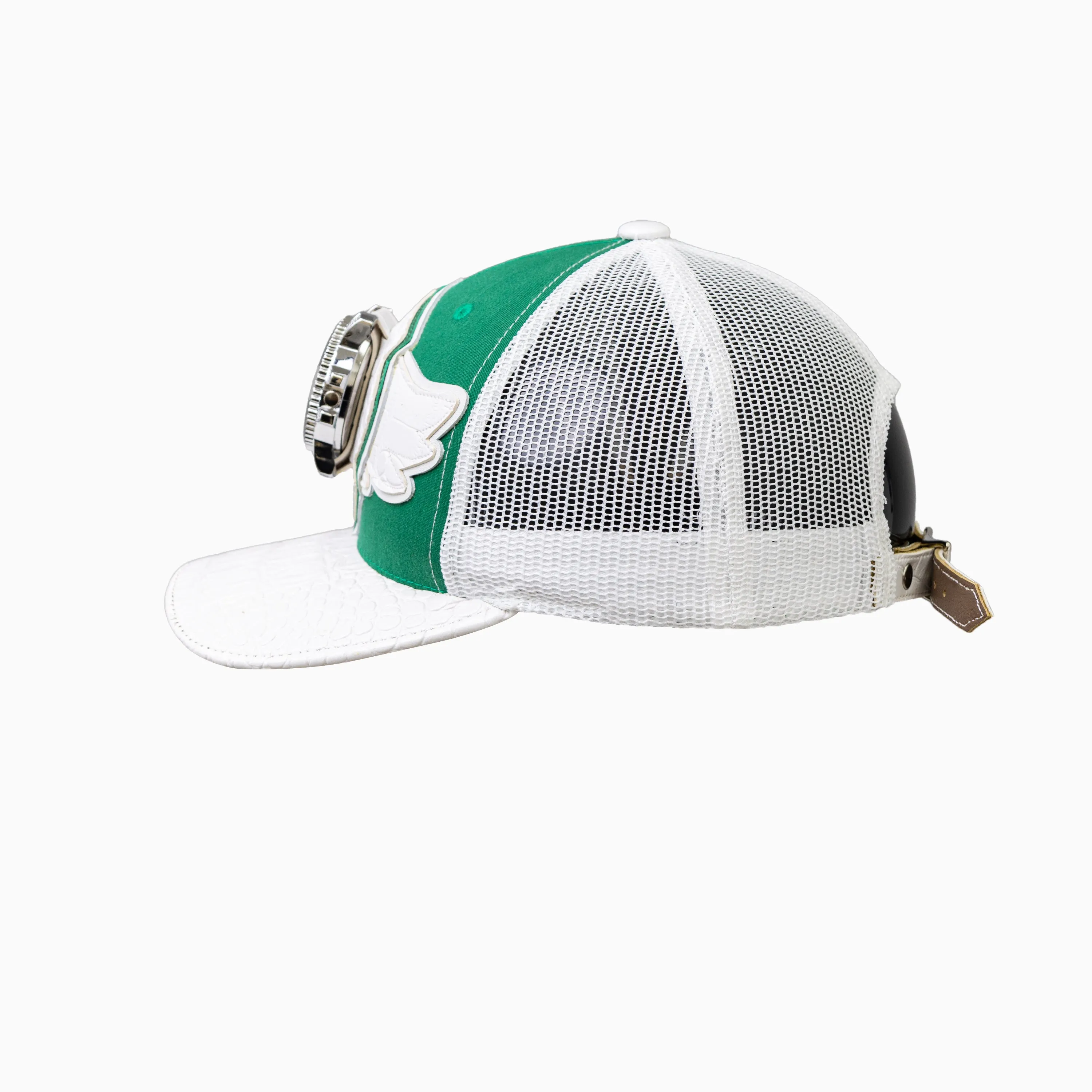 Breyer's Buck 50 Wool Trucker Hat With Leather Visor