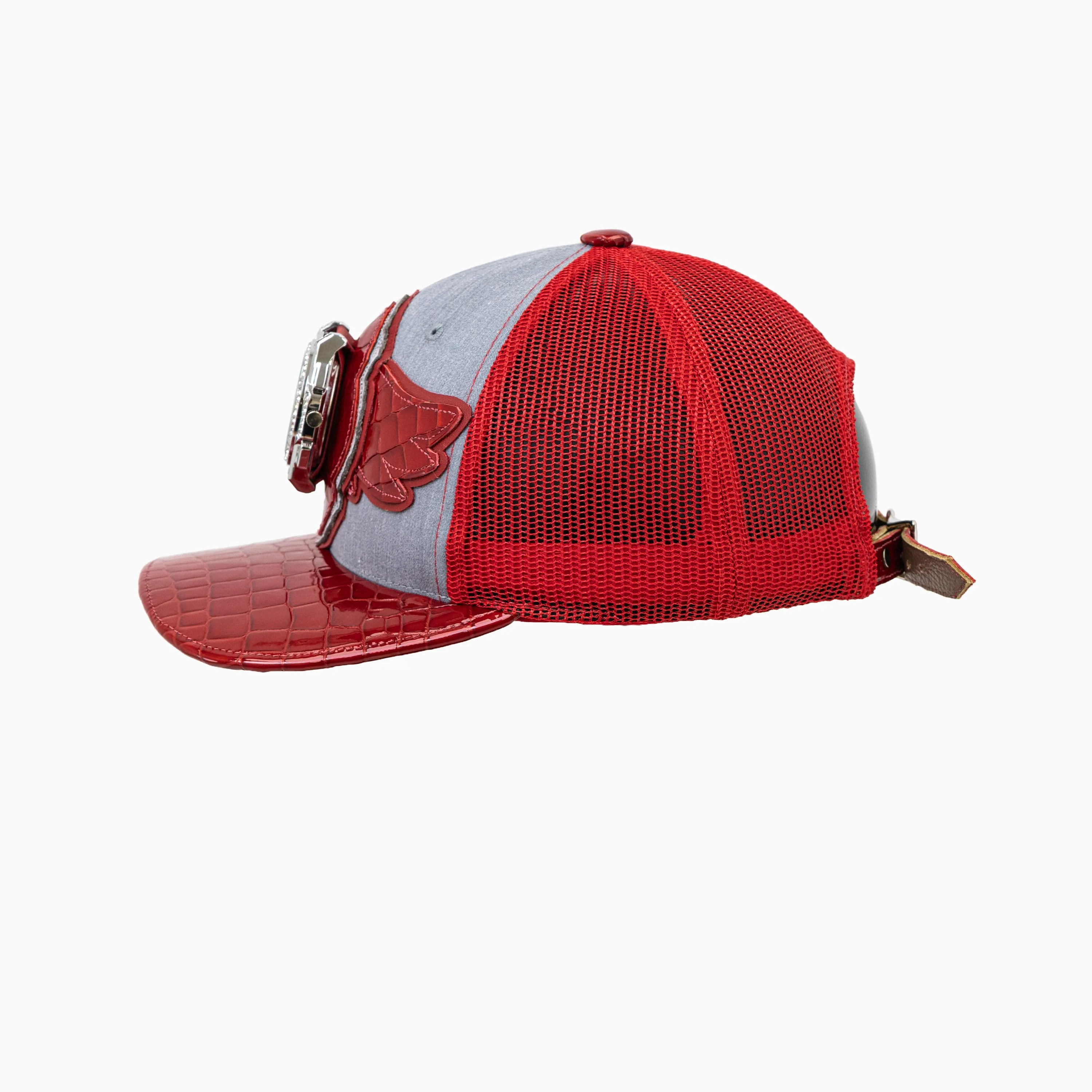 Breyer's Buck 50 Wool Trucker Hat With Leather Visor