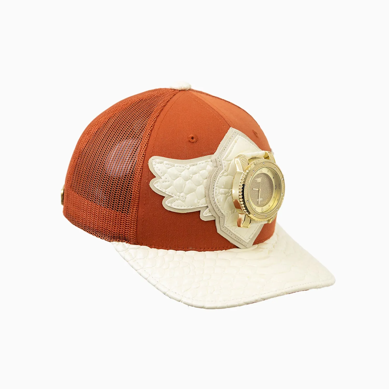 Breyer's Buck 50 Wool Trucker Hat With Leather Visor