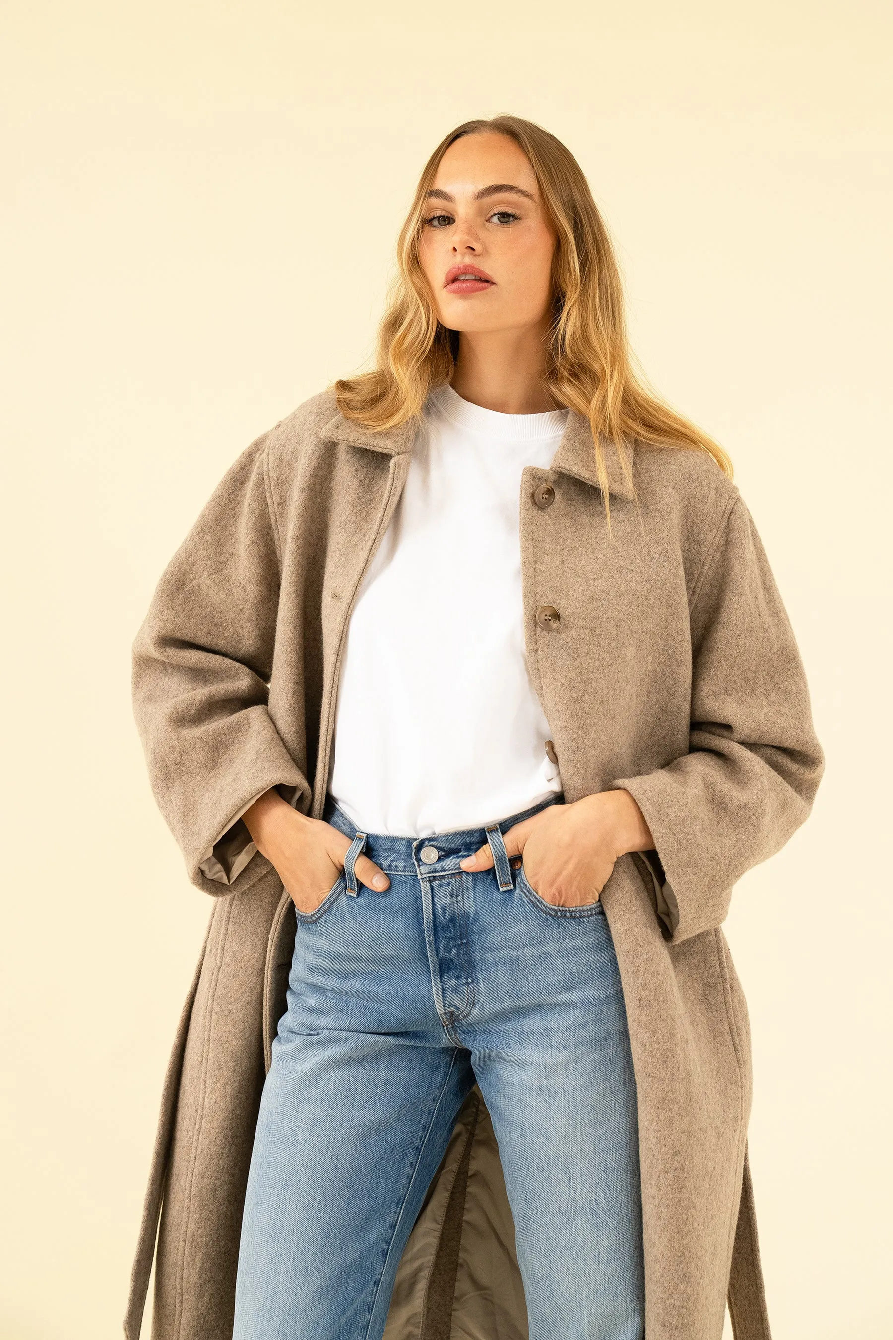 BRIANNA COAT - OAT