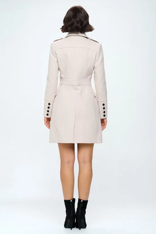 Burberry Love Double Button Coat