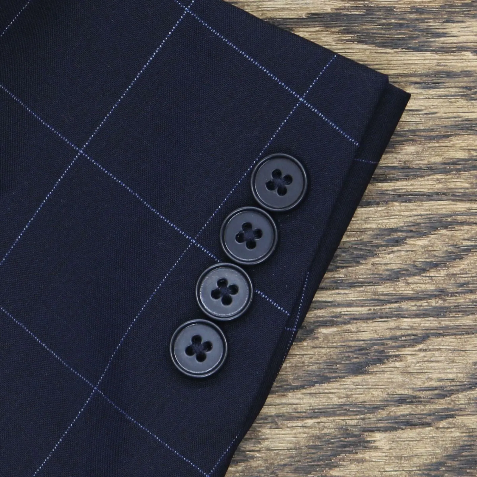 Calvin Klein Men's X-Fit Extra-Slim Stretch Wool Suit Jacket Navy Blue 42R