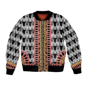 Cameroon Bomber Jacket Toghu Traditional Pattern LT15