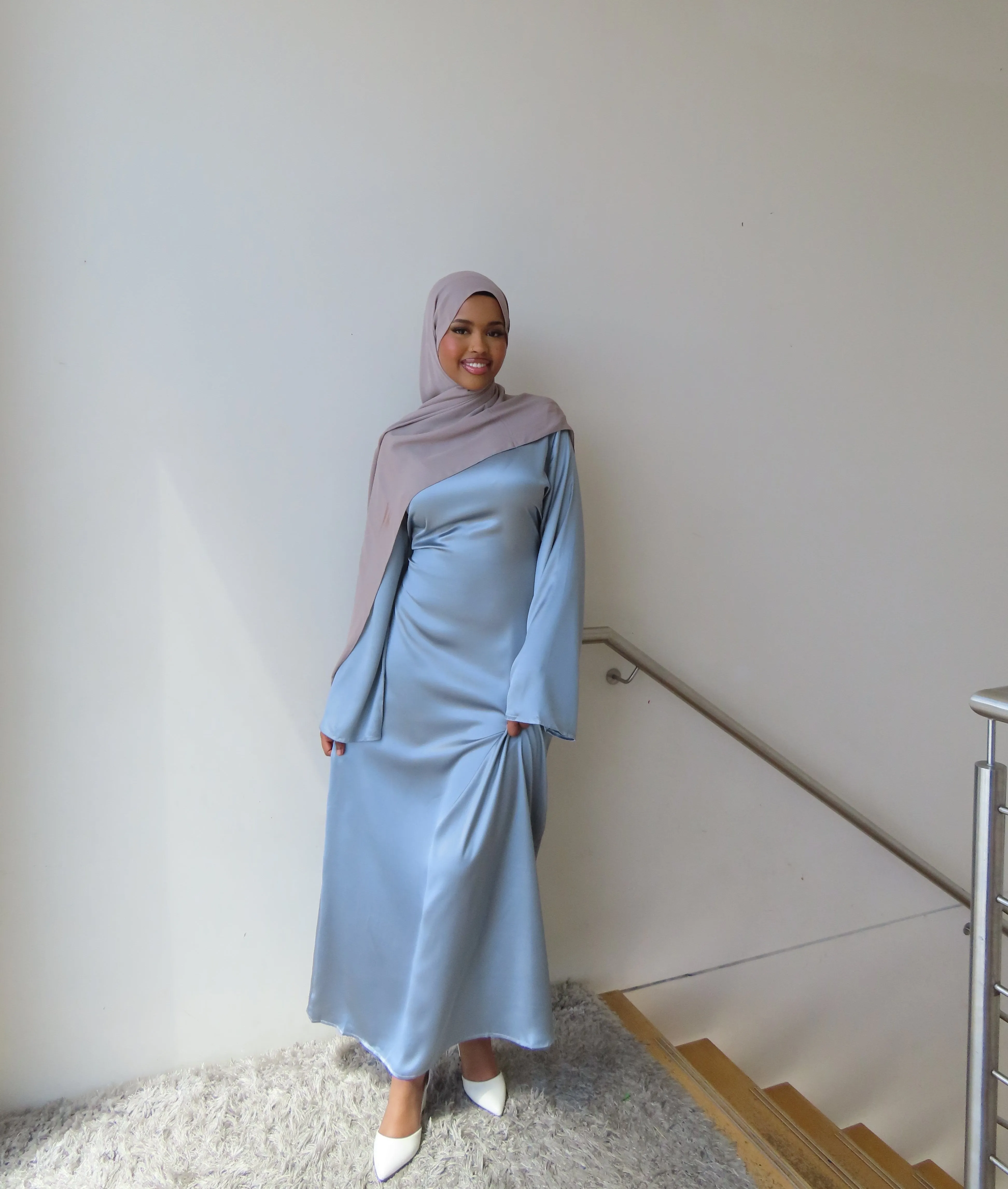 Camila Satin Tie Dress