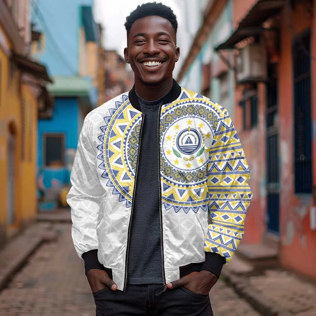 Cape Verde African Tribal Pattern Bomber Jacket Chest Arm Tattoo LT15