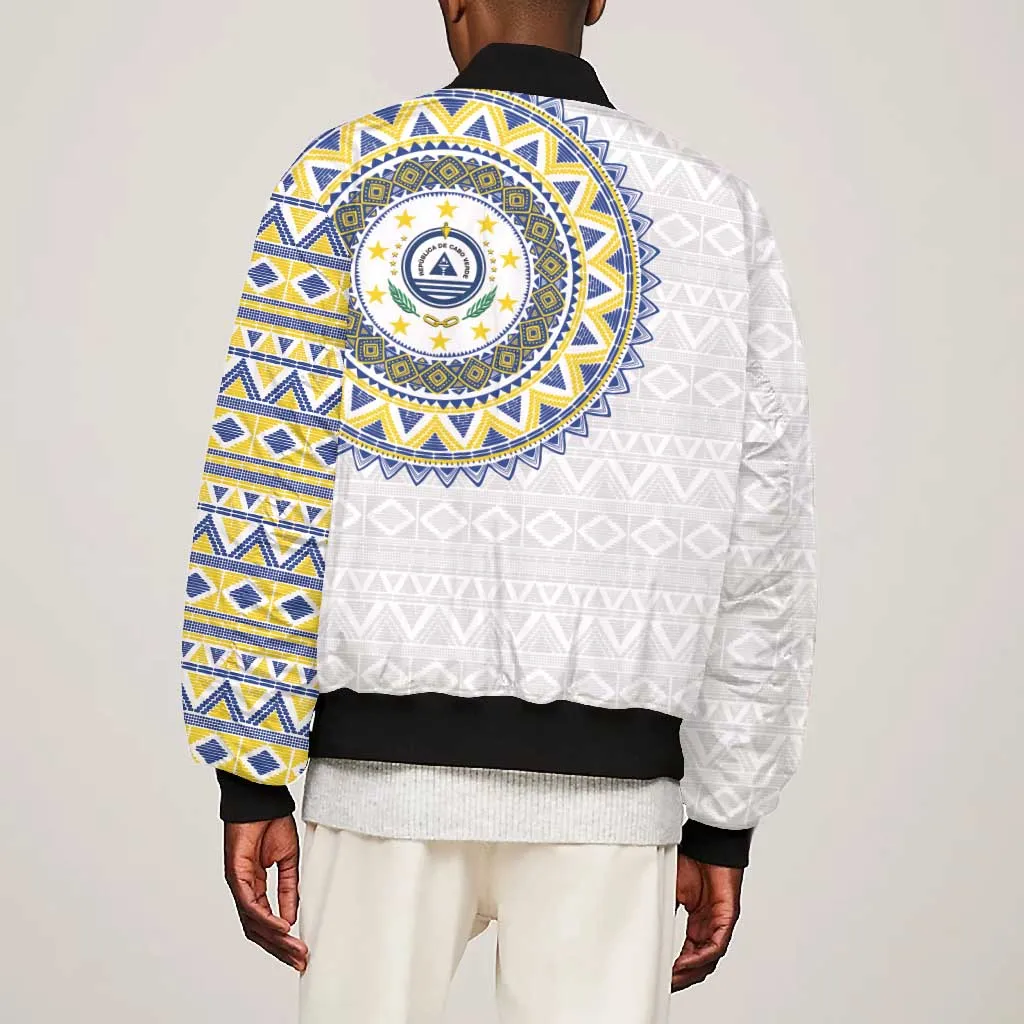 Cape Verde African Tribal Pattern Bomber Jacket Chest Arm Tattoo LT15