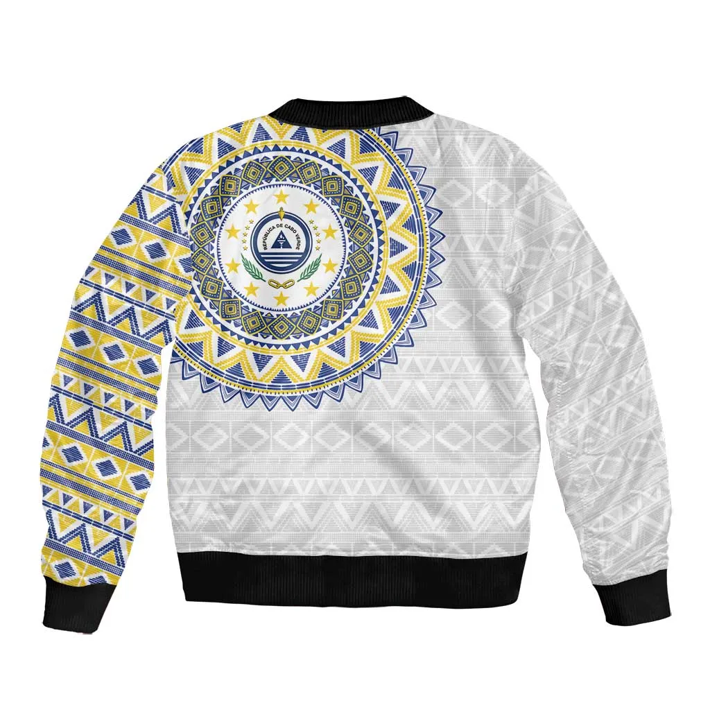Cape Verde African Tribal Pattern Bomber Jacket Chest Arm Tattoo LT15