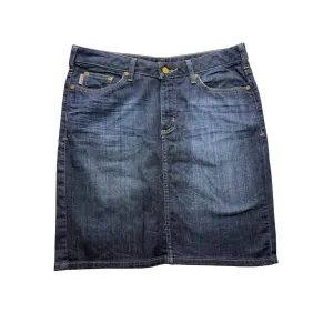 Carhartt Womens Blue Denim Jean Skirt #7565