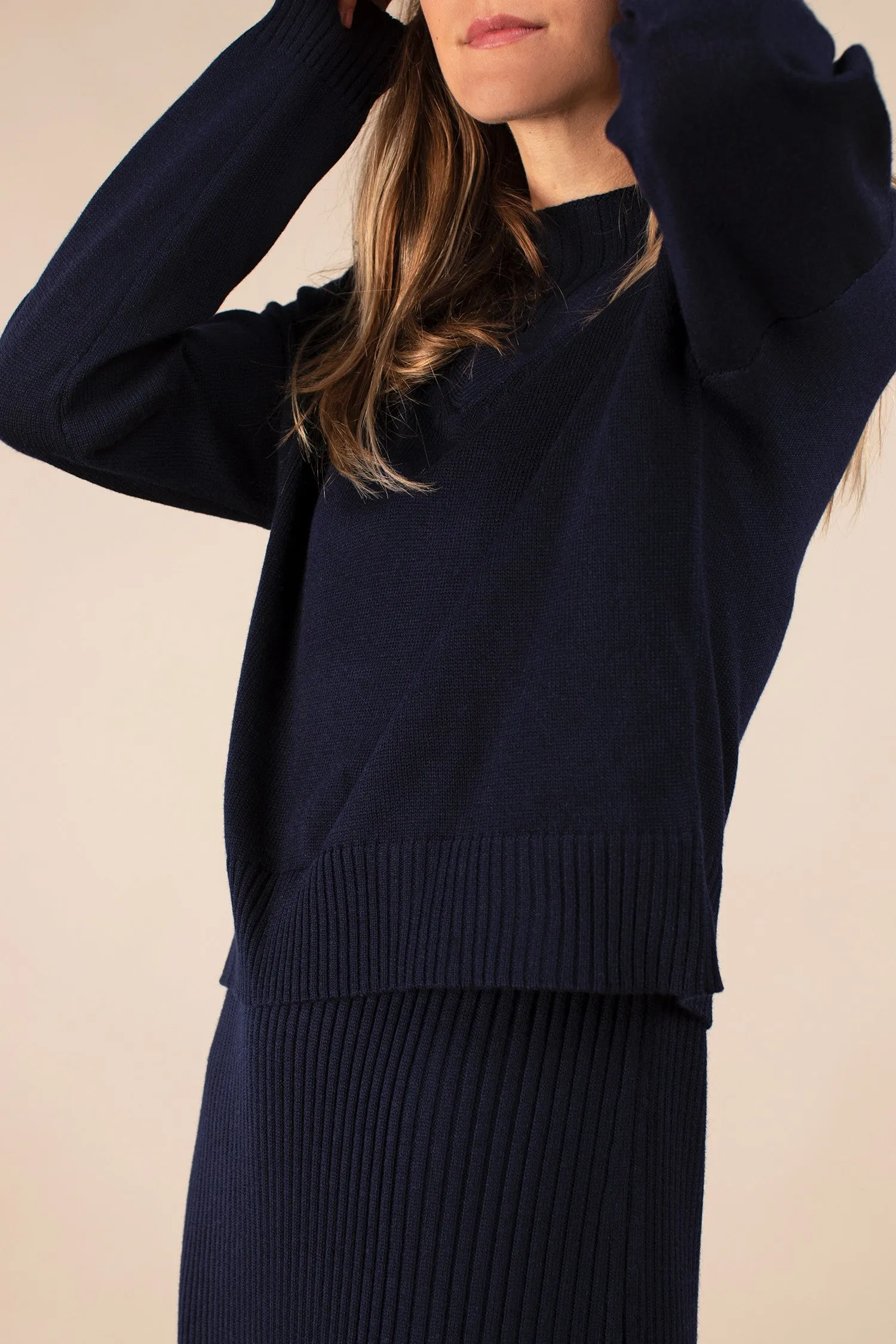 Carrieann Sweater (Navy)