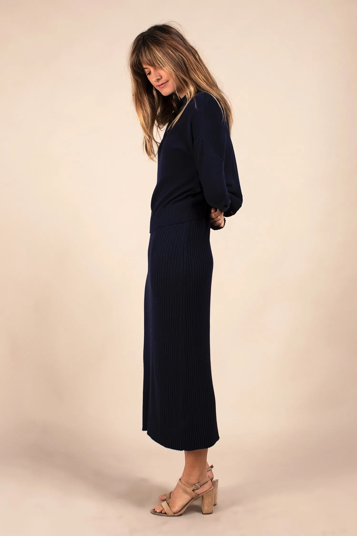 Carrieann Sweater (Navy)