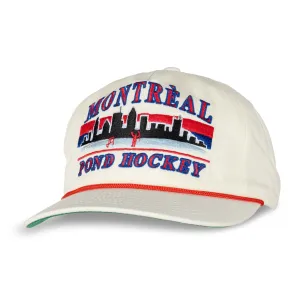 Celly Hockey Montreal Pond Hockey Snapback Hat - Cream