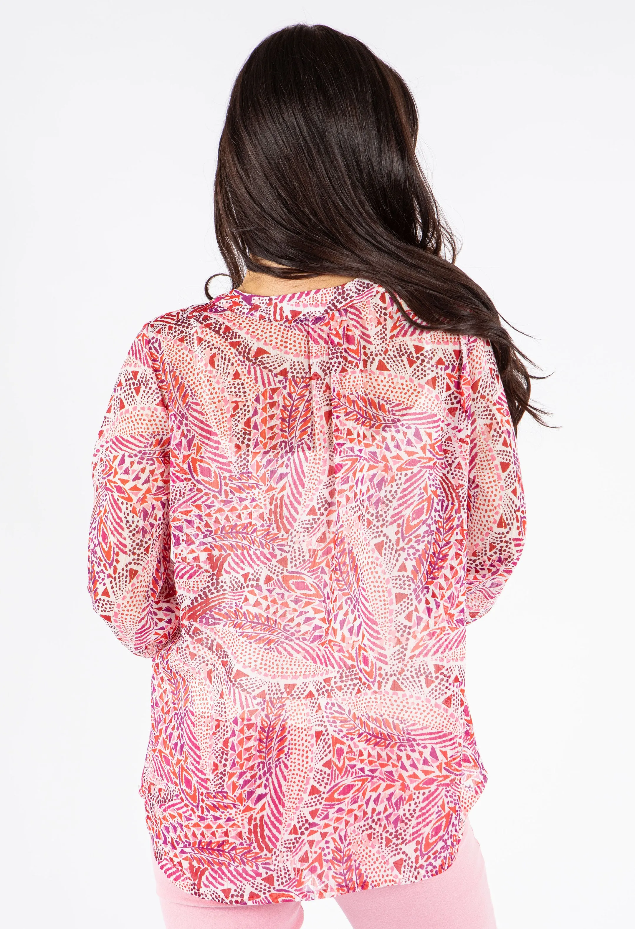 Chiffon V-Neck Blouse