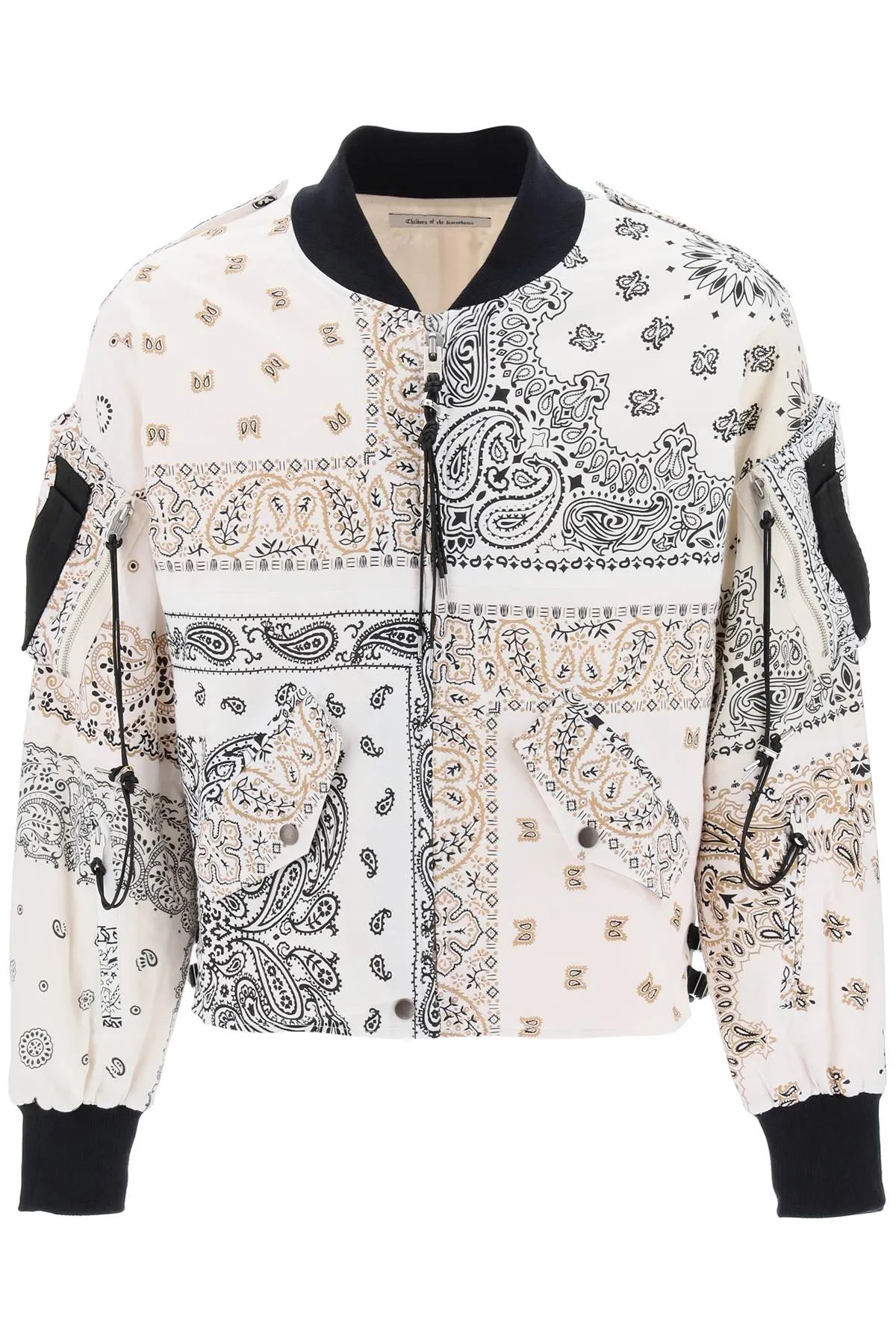 Children of the discordance bomber jacket with bandana motif