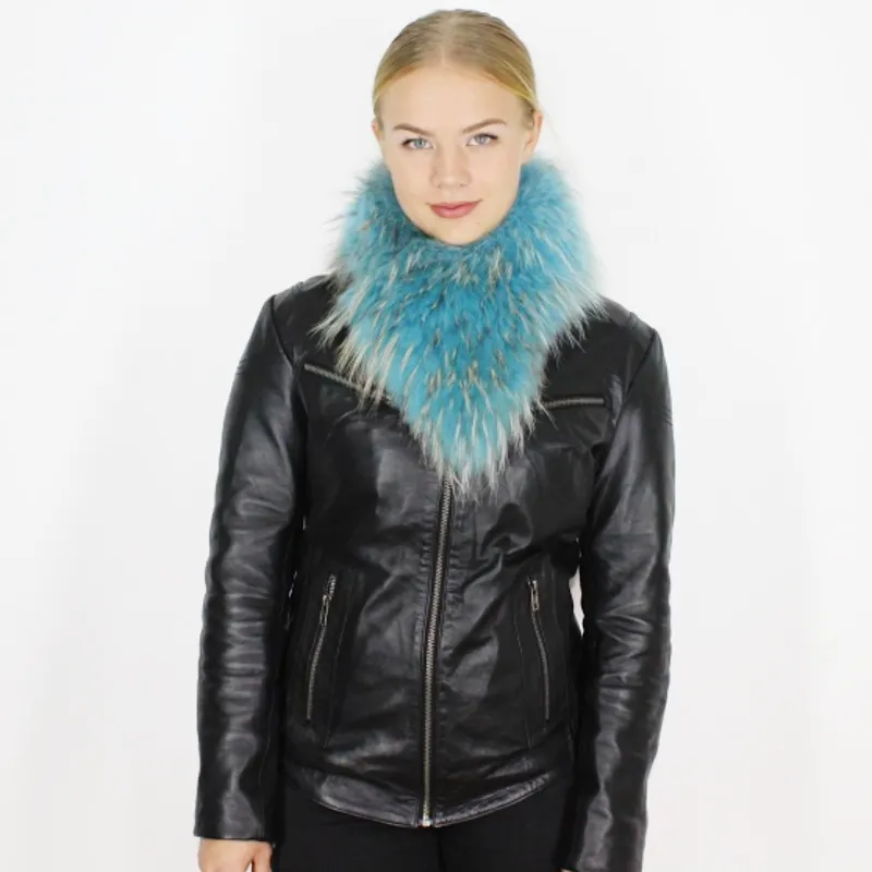 Ciel colored silver fox collar