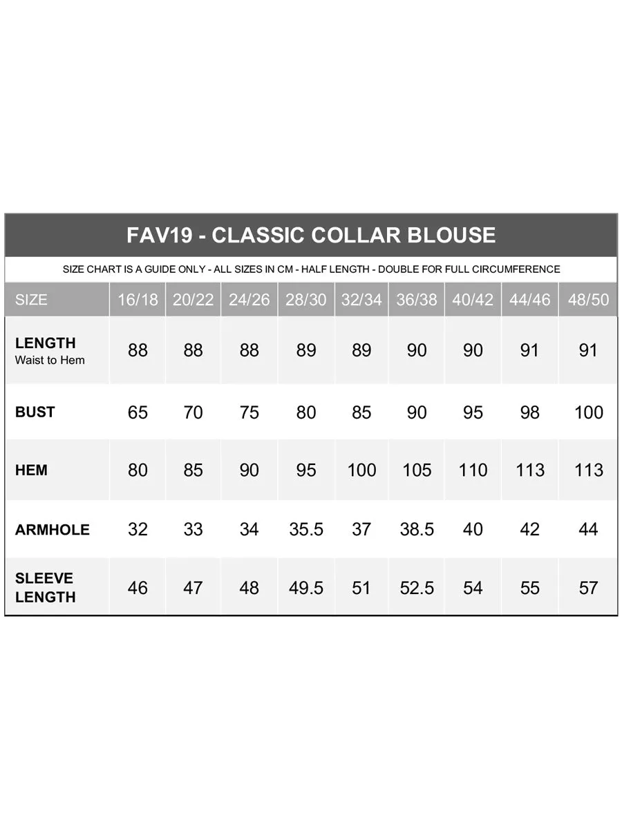 Classic Collar Blouse - White