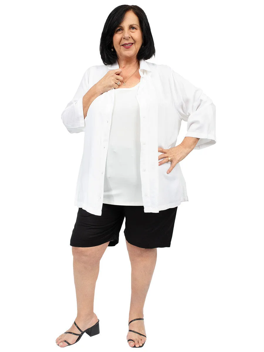 Classic Collar Blouse - White