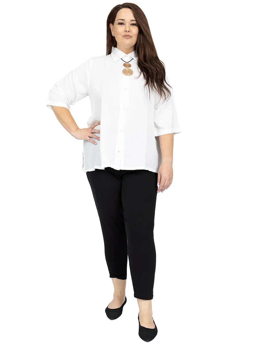 Classic Collar Blouse - White