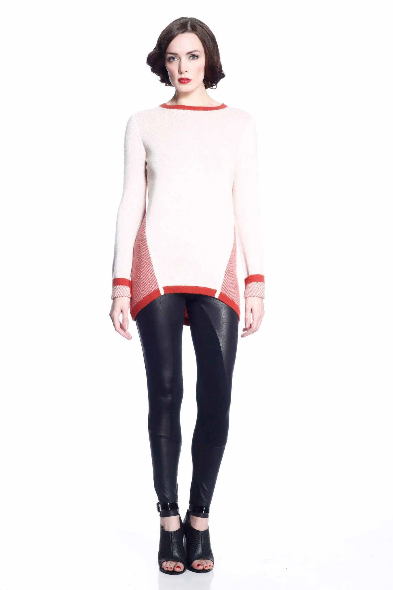 Claudette Reversible Pullover - Red