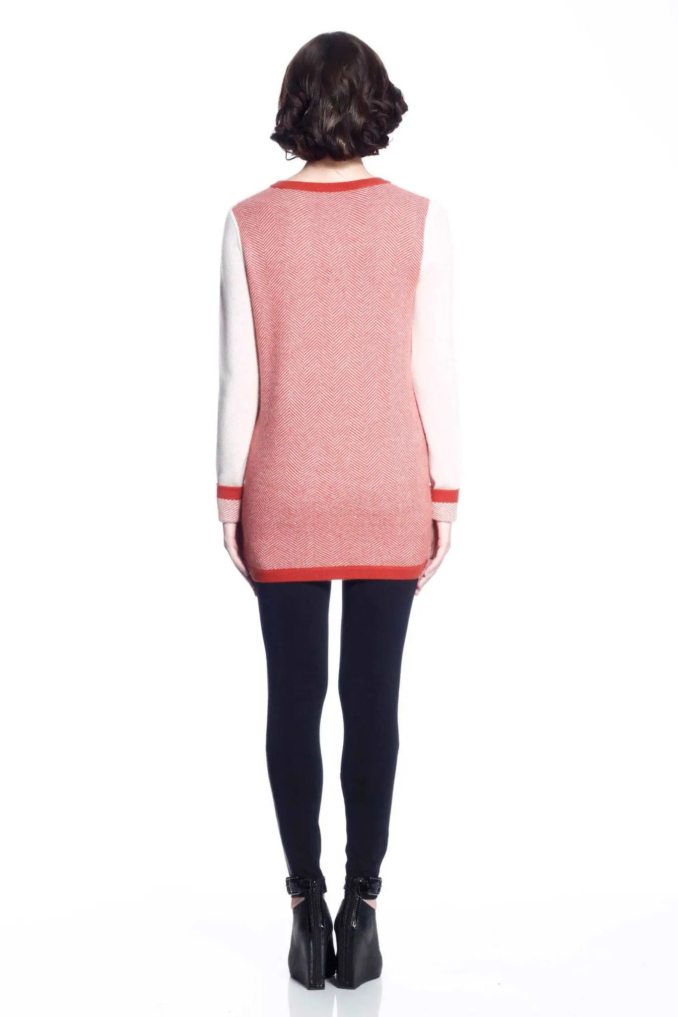 Claudette Reversible Pullover - Red