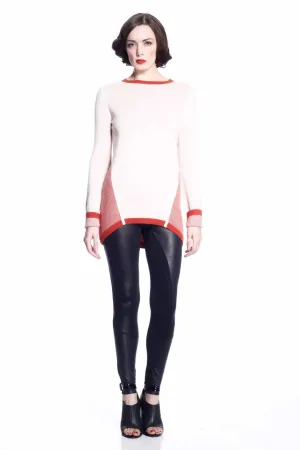 Claudette Reversible Pullover - Red