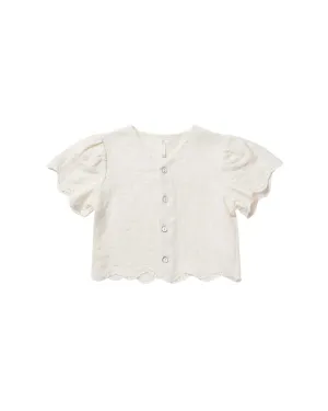 Cleo Top || Ivory