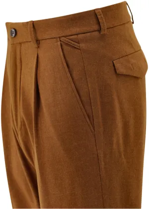 Club Of Gents Savile Row Obey Trousers Brown