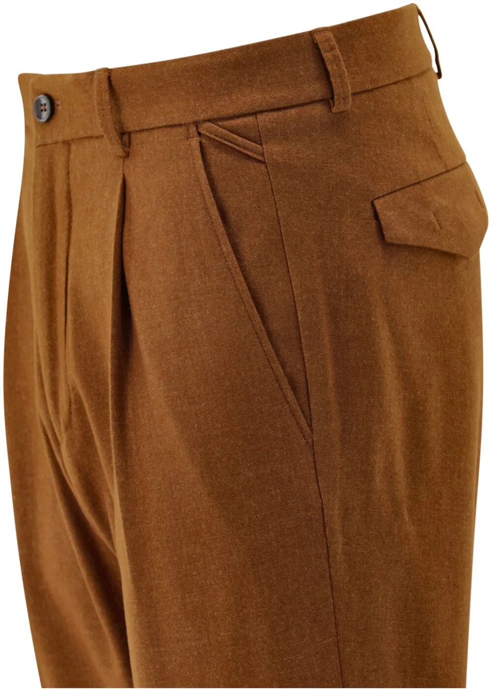 Club Of Gents Savile Row Obey Trousers Brown