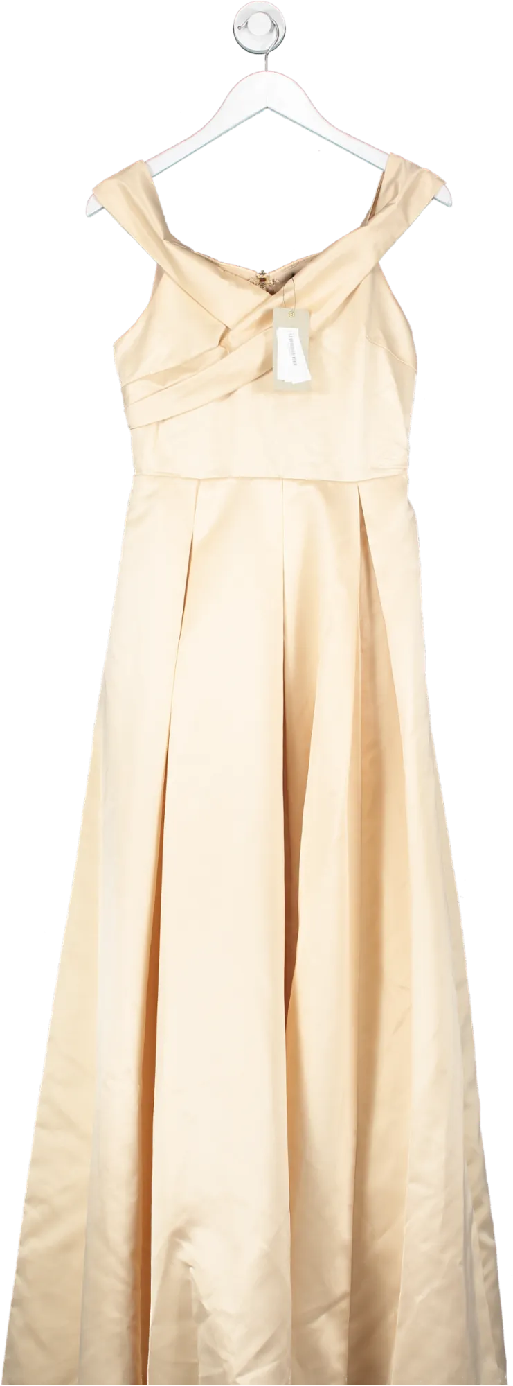 Coast Nude Bandeau Full Skirt Maxi Dress UK S