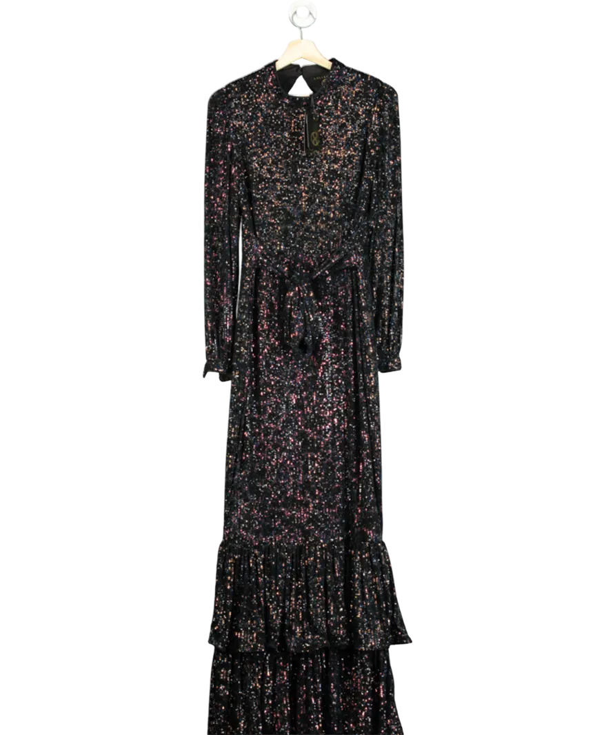 collection Multicoloured Celeste Sequin Maxi UK 10