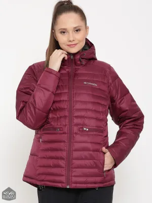 Columbia Women Red Powder Pillow Jacket