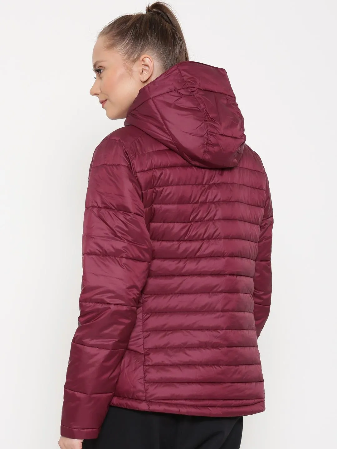 Columbia Women Red Powder Pillow Jacket