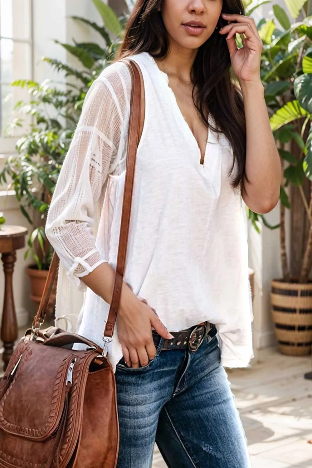 comfort sleeveless v neck tank top in solid colors