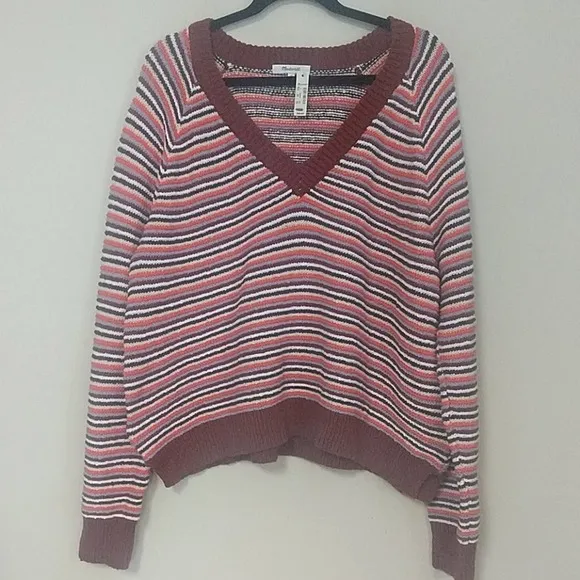 Copied - Madewell Arden V Neck 100% Cotton  XS