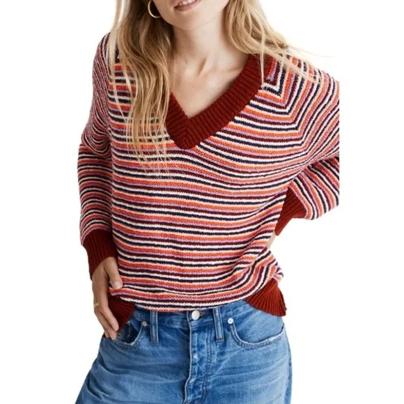 Copied - Madewell Arden V Neck 100% Cotton  XS