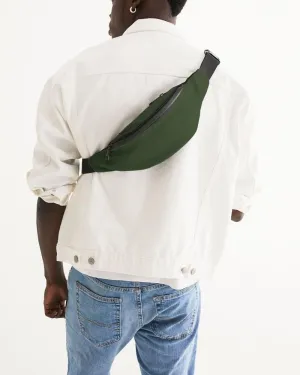 Dark Warm Green Belt Bag | Dark Pastel Warm Green | C30M0Y60K80