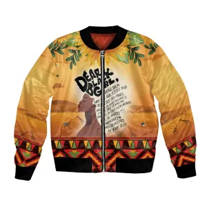 Dear Black Girl Bomber Jacket African Pride Black Women DT04
